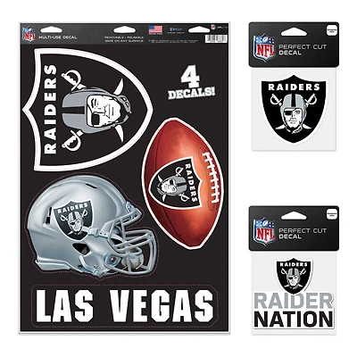 Pack de décalcomanies WinCraft Las Vegas Raiders