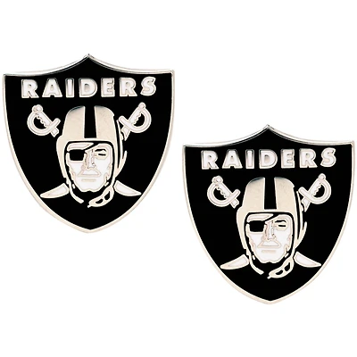 WinCraft Las Vegas Raiders Post Logo Earrings