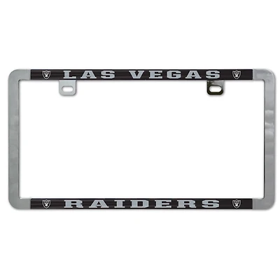 Cadre de plaque d'immatriculation à jante fine WinCraft Las Vegas Raiders