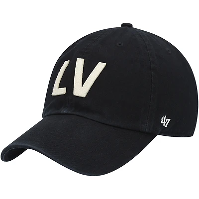 Casquette réglable Finley Clean Up des Las Vegas Raiders '47 noire pour femme