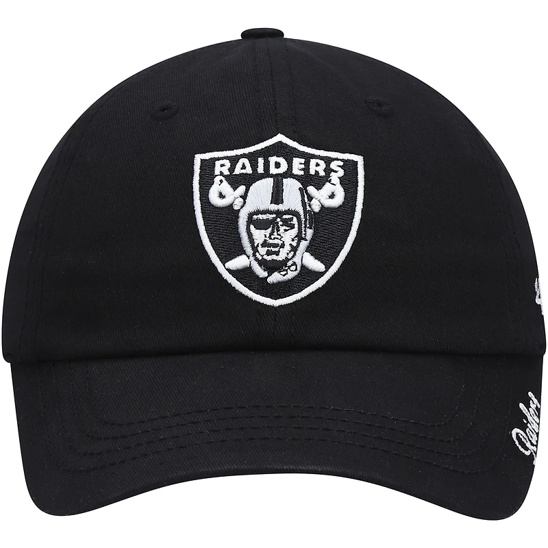 Casquette ajustable pour femme '47 Black Las Vegas Raiders Miata Clean Up Primary