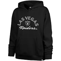 Women's '47 Black Las Vegas Raiders Whirlwind Naomi Pullover Hoodie