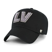 Women's '47  Black Las Vegas Raiders Zoey Clean Up Adjustable Hat