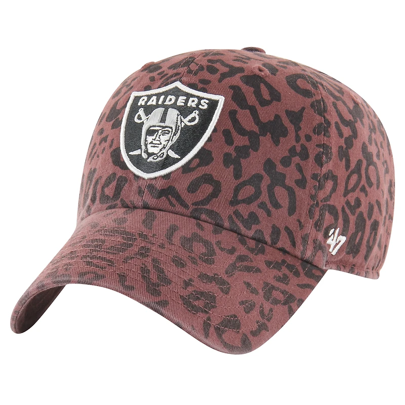 Women's '47  Brown Las Vegas Raiders Tawny Clean Up Adjustable Hat