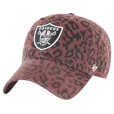 Women's '47  Brown Las Vegas Raiders Tawny Clean Up Adjustable Hat