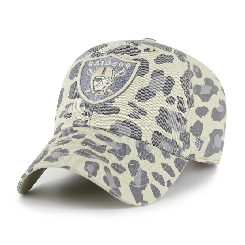 Women's '47  Gray Las Vegas Raiders Bagheera Clean Up Adjustable Hat