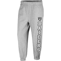 Women's '47 Gray Las Vegas Raiders Double Pro Harper Jogger Sweatpants