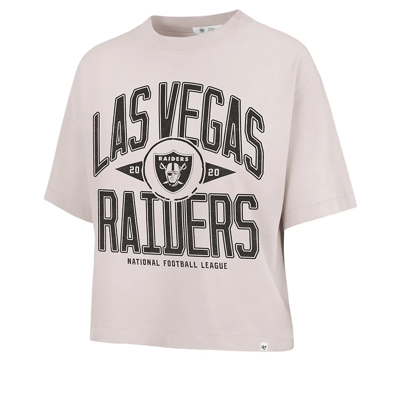 T-shirt court « 47 Natural Las Vegas Raiders » pour femme, motif Windthrow Ravine