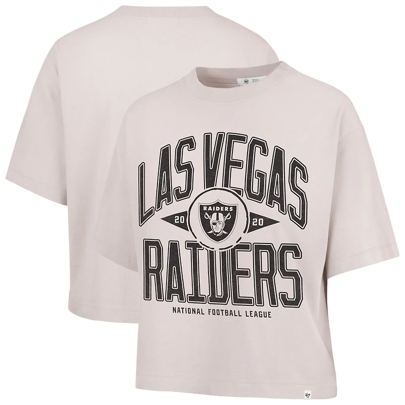 T-shirt court « 47 Natural Las Vegas Raiders » pour femme, motif Windthrow Ravine