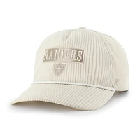 Casquette ajustable en velours côtelé Mellow Hitch '47 Natural Las Vegas Raiders pour femme