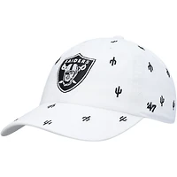 Casquette réglable '47 Las Vegas Raiders Confetti Clean Up blanche pour femme