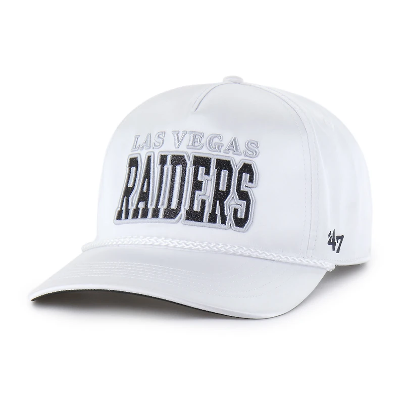 Casquette ajustable Outspoken Hitch blanche 47 des Las Vegas Raiders pour femme