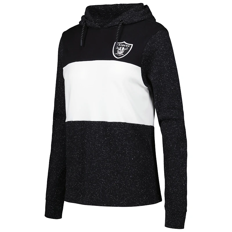 Sweat à capuche Antigua Black Las Vegas Raiders Wicket pour femme