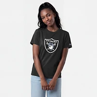 Women's Champion  Black Las Vegas Raiders Logo T-Shirt