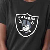 Women's Champion  Black Las Vegas Raiders Logo T-Shirt