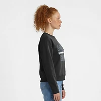 Women's Champion  Black Las Vegas Raiders Powerblend Fleece Sweatshirt