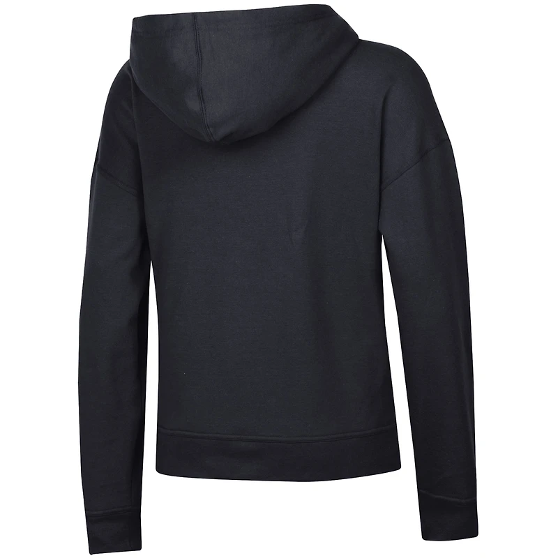 Sweat à capuche Powerblend noir Champion pour femme des Las Vegas Raiders