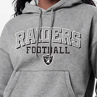 Women's Champion Gray Las Vegas Raiders Triumph Tri-Blend Hoodie