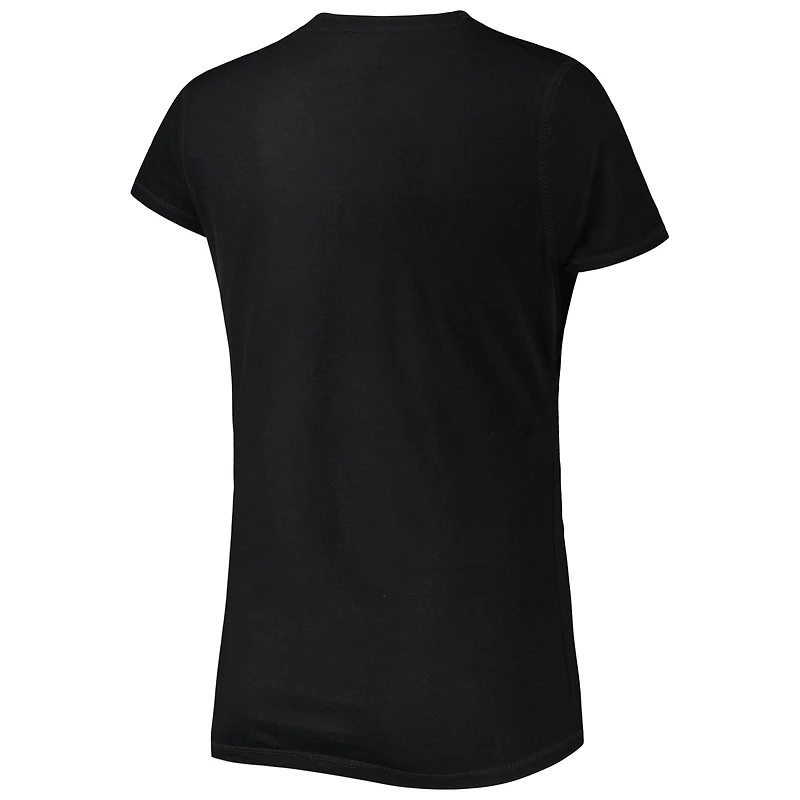 Concepts Sport T-shirt et pantalon avec écusson Las Vegas Raiders Noir/Gris pour femme