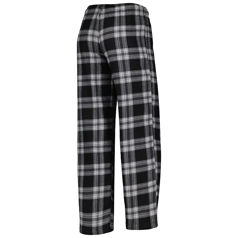 Concepts Sport T-shirt et pantalon avec écusson Las Vegas Raiders Noir/Gris pour femme