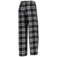 Concepts Sport T-shirt et pantalon avec écusson Las Vegas Raiders Noir/Gris pour femme