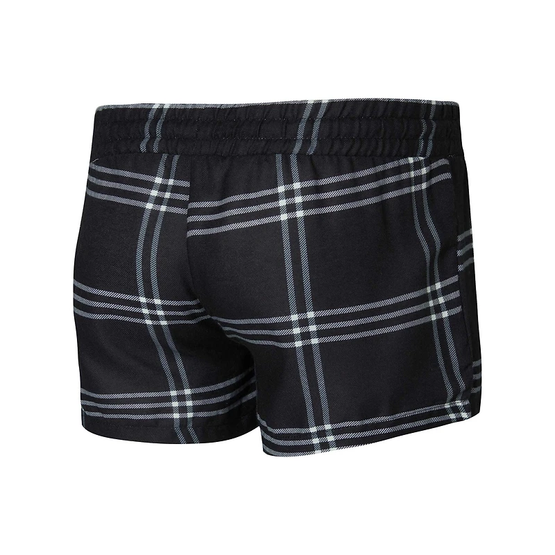 Women's Concepts Sport Black/Gray Las Vegas Raiders Petition Raglan Long Sleeve Top and Shorts Set