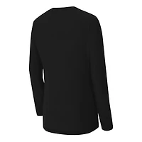 Women's Concepts Sport Black Las Vegas Raiders Chesnut Long Sleeve T-Shirt and Pant Sleep Set