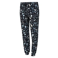 Women's Concepts Sport Black Las Vegas Raiders Chesnut Long Sleeve T-Shirt and Pant Sleep Set