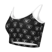 Bralette Lounge Gauge des Las Vegas Raiders de Concepts Sport pour femmes