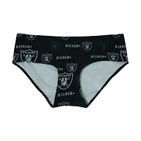 Culotte en tricot à imprimé mosaïque intégral des Las Vegas Raiders pour femme Concepts Sport noire