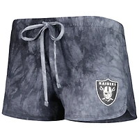 Concepts Sport Charcoal Las Vegas Raiders Billboard Scoop Neck Racerback Tank and Shorts Sleep Set