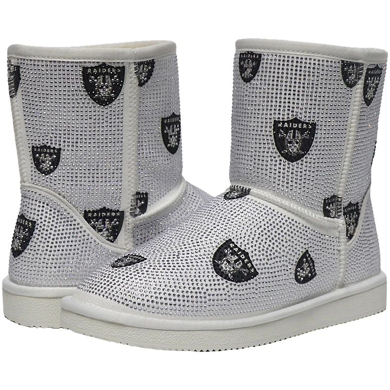 Women's Cuce  Las Vegas Raiders Logo Pull on Ankle Boots