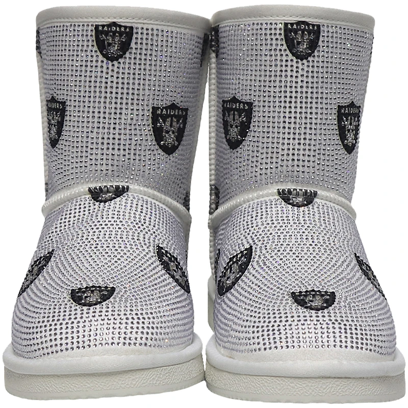 Women's Cuce  Las Vegas Raiders Logo Pull on Ankle Boots