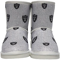 Women's Cuce  Las Vegas Raiders Logo Pull on Ankle Boots