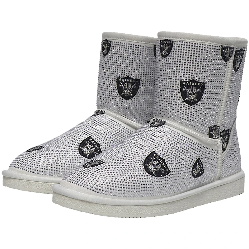 Bottines à enfiler Cuce pour femmes, logo des Raiders de Las Vegas