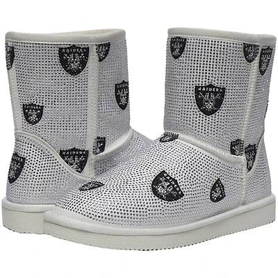 Women's Cuce  Las Vegas Raiders Logo Pull on Ankle Boots
