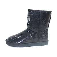 Bottes à paillettes Cuce Las Vegas Raiders pour femmes