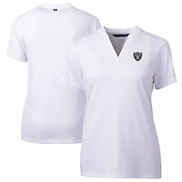 Polo extensible Forge Blade pour femme, blanc, Cutter & Buck, Las Vegas Raiders