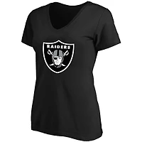 Women's Fanatics Ashton Jeanty Black Las Vegas Raiders Plus Name & Number V-Neck T-Shirt