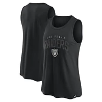 Women's Fanatics Black Las Vegas Raiders Classic Rhine Tank Top