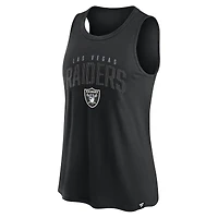 Débardeur classique à losanges noirs Las Vegas Raiders de Fanatics pour femmes