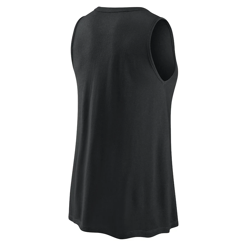 Women's Fanatics Black Las Vegas Raiders Classic Rhine Tank Top