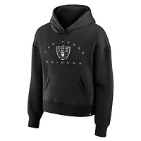 Sweat à capuche noir pour femmes Fanatics Las Vegas Raiders Eligible Receiver Legacy