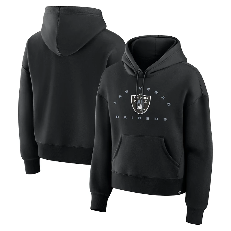 Women's Fanatics Black Las Vegas Raiders Eligible Receiver Legacy Pullover Hoodie