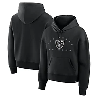 Women's Fanatics Black Las Vegas Raiders Eligible Receiver Legacy Pullover Hoodie