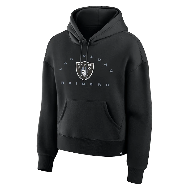 Women's Fanatics Black Las Vegas Raiders Eligible Receiver Legacy Pullover Hoodie