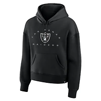 Women's Fanatics Black Las Vegas Raiders Eligible Receiver Legacy Pullover Hoodie