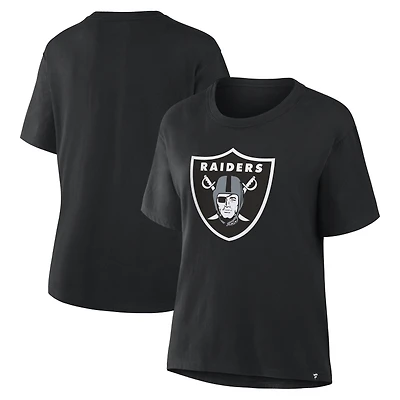 Women's Fanatics Black Las Vegas Raiders Essential Legacy T-Shirt