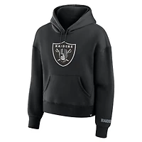 Women's Fanatics Black Las Vegas Raiders Legacy Fleece Pullover Hoodie