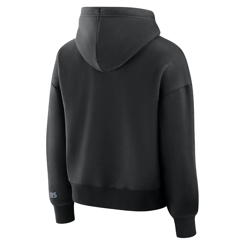 Women's Fanatics Black Las Vegas Raiders Legacy Fleece Pullover Hoodie